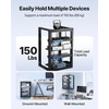 image:imageVEVOR 12U Server Rack Open Frame Network Rack for IT amp AV Gear Floor Standing or Wall Mountedwith 2PCS 1U Rack Shelves amp Mounting Hardware AV Rack for 19 NetworkingAudio and Video Device15U Wall Rack