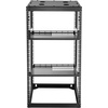 image:imageVEVOR 12U Server Rack Open Frame Network Rack for IT amp AV Gear Floor Standing or Wall Mountedwith 2PCS 1U Rack Shelves amp Mounting Hardware AV Rack for 19 NetworkingAudio and Video Device20U Server Rack