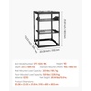 image:imageVEVOR 12U Server Rack Open Frame Network Rack for IT amp AV Gear Floor Standing or Wall Mountedwith 2PCS 1U Rack Shelves amp Mounting Hardware AV Rack for 19 NetworkingAudio and Video Device16U Server Rack
