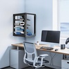 image:imageVEVOR 12U Server Rack Open Frame Network Rack for IT amp AV Gear Floor Standing or Wall Mountedwith 2PCS 1U Rack Shelves amp Mounting Hardware AV Rack for 19 NetworkingAudio and Video Device12U Wall Rack