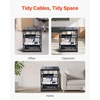 image:imageVEVOR 12U Server Rack Open Frame Network Rack for IT amp AV Gear Floor Standing or Wall Mountedwith 2PCS 1U Rack Shelves amp Mounting Hardware AV Rack for 19 NetworkingAudio and Video Device12U Server Rack