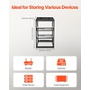 image:imageVEVOR 12U Server Rack Open Frame Network Rack for IT amp AV Gear Floor Standing or Wall Mountedwith 2PCS 1U Rack Shelves amp Mounting Hardware AV Rack for 19 NetworkingAudio and Video Device16U Server Rack