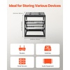 image:imageVEVOR 12U Server Rack Open Frame Network Rack for IT amp AV Gear Floor Standing or Wall Mountedwith 2PCS 1U Rack Shelves amp Mounting Hardware AV Rack for 19 NetworkingAudio and Video Device10U Server Rack