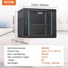 image:imageVEVOR 12U Wall Mount Network Server Cabinet 155 Deep Server Rack Cabinet Enclosure 200 lbs Max GroundMounted Load Capacity with Locking Door Side Panels for IT Equipment AV Devices  for IT Equipment AV Devices 200 lbs Max GroundMounted Load Capacity Fast Heat Dissipation with Secure Door Locking9UGlass Door
