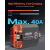 image:imageVEVOR 12V 60A DC to DC Battery Charger 750W OnBoard Battery Charger for LeadAcid Lithium AGM Gel and Flooded Batteries Smart MultiStage Charging for RVs Commercial Vehicles Boats Yachts12V 40A