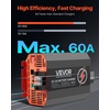image:imageVEVOR 12V 60A DC to DC Battery Charger 750W OnBoard Battery Charger for LeadAcid Lithium AGM Gel and Flooded Batteries Smart MultiStage Charging for RVs Commercial Vehicles Boats Yachts12V 60A