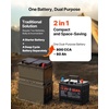 image:imageVEVOR 12V 60Ah LiFePO4 Dual Purpose Battery 800CCA BCI Group 24 Deep Cycle amp Starter Lithium Battery Builtin Smart BMS Automotive StartStop for RV Marine Trolling Motor Car amp Engine StartingGroup 24 60Ah 800CCA
