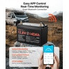 image:imageVEVOR 12V 60Ah LiFePO4 Dual Purpose Battery 800CCA BCI Group 24 Deep Cycle amp Starter Lithium Battery Builtin Smart BMS Automotive StartStop for RV Marine Trolling Motor Car amp Engine StartingGroup 31 140Ah 1000CCA