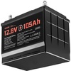 image:imageVEVOR 12V 60Ah LiFePO4 Dual Purpose Battery 800CCA BCI Group 24 Deep Cycle amp Starter Lithium Battery Builtin Smart BMS Automotive StartStop for RV Marine Trolling Motor Car amp Engine StartingGroup 24 105Ah 1000CCA