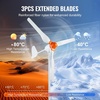 image:imageVEVOR 12V500W Wind Turbine Generator Kit with Anemometer 3Blade Wind Power Generator MPPT Controller amp Adjustable Windward Direction Suitable for Home RVs Boats Farm12V 800W 3Blade