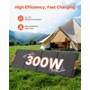 image:imageVEVOR 150W Foldable Monocrystalline Solar Panel 23 Efficiency Portable ETFE Mono Solar Panel Charger with MC4 Output TypeC QC30 USB amp DC Ports IP67 Waterproof for Power Stations Camping Hiking300W