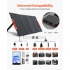 image:imageVEVOR 150W Foldable Monocrystalline Solar Panel 23 Efficiency Portable ETFE Mono Solar Panel Charger with MC4 Output TypeC QC30 USB amp DC Ports IP67 Waterproof for Power Stations Camping Hiking150W
