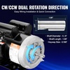 image:imageVEVOR 15HP Electric Motor 3450 RPM AC 115V230V 56 Frame Air Compressor Motor Single Phase 58 Keyed Shaft CWCCW Rotation for Agricultural Machinery and General Equipment1