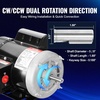image:imageVEVOR 15HP Electric Motor 3450 RPM AC 115V230V 56 Frame Air Compressor Motor Single Phase 58 Keyed Shaft CWCCW Rotation for Agricultural Machinery and General Equipment1