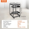 image:imageVEVOR 15U Open Frame Server Rack 2340 Adjustable Depth Free Standing or Wall Mount Network Server Rack 4 Post AV Rack with Casters Holds All Your Networking IT Equipment AV Gear Router Modem15U