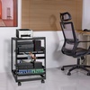 image:imageVEVOR 15U Open Frame Server Rack 2340 Adjustable Depth Free Standing or Wall Mount Network Server Rack 4 Post AV Rack with Casters Holds All Your Networking IT Equipment AV Gear Router Modem15U