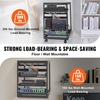 image:imageVEVOR 15U Open Frame Server Rack 2340 Adjustable Depth Free Standing or Wall Mount Network Server Rack 4 Post AV Rack with Casters Holds All Your Networking IT Equipment AV Gear Router Modem15U
