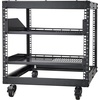 image:imageVEVOR 15U Open Frame Server Rack 2340 Adjustable Depth Free Standing or Wall Mount Network Server Rack 4 Post AV Rack with Casters Holds All Your Networking IT Equipment AV Gear Router Modem9U