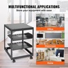 image:imageVEVOR 15U Open Frame Server Rack 2340 Adjustable Depth Free Standing or Wall Mount Network Server Rack 4 Post AV Rack with Casters Holds All Your Networking IT Equipment AV Gear Router Modem12U