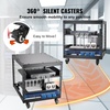 image:imageVEVOR 15U Open Frame Server Rack 2340 Adjustable Depth Free Standing or Wall Mount Network Server Rack 4 Post AV Rack with Casters Holds All Your Networking IT Equipment AV Gear Router Modem9U