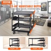 image:imageVEVOR 15U Open Frame Server Rack 2340 Adjustable Depth Free Standing or Wall Mount Network Server Rack 4 Post AV Rack with Casters Holds All Your Networking IT Equipment AV Gear Router Modem9U