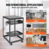 image:imageVEVOR 15U Open Frame Server Rack 2340 Adjustable Depth Free Standing or Wall Mount Network Server Rack 4 Post AV Rack with Casters Holds All Your Networking IT Equipment AV Gear Router Modem15U