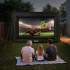 image:imageVEVOR 16FT Inflatable Projector Screen Inflatable Movie Screen Outdoor with 250W Air Blower Projector Screen Oxford Fabric Material Blow Up Screen for Outdoor Backyard Home Theater Theme PartyQCPJ14FTD