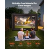 image:imageVEVOR 16FT Inflatable Projector Screen Inflatable Movie Screen Outdoor with 250W Air Blower Projector Screen Oxford Fabric Material Blow Up Screen for Outdoor Backyard Home Theater Theme PartyQCPJ16FTD