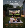 image:imageVEVOR 16FT Inflatable Projector Screen Inflatable Movie Screen Outdoor with 250W Air Blower Projector Screen Oxford Fabric Material Blow Up Screen for Outdoor Backyard Home Theater Theme PartyQCPJ14FTD