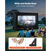 image:imageVEVOR 16FT Inflatable Projector Screen Inflatable Movie Screen Outdoor with 250W Air Blower Projector Screen Oxford Fabric Material Blow Up Screen for Outdoor Backyard Home Theater Theme PartyQCPJ14FTD