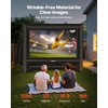 image:imageVEVOR 18FT Inflatable Movie Screen Inflatable Projector Screen with Portable Storage Bag 169 Easy Set Up Movie Projection for Outdoor Backyard Home Theater Theme PartyQCZJ18FTD