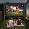 image:imageVEVOR 18FT Inflatable Movie Screen Inflatable Projector Screen with Portable Storage Bag 169 Easy Set Up Movie Projection for Outdoor Backyard Home Theater Theme PartyQCZJ20FTD