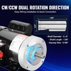 image:imageVEVOR 1HP Electric Motor 1725 RPM AC 115V230V 56C Frame Air Compressor Motor Single Phase 58 Keyed Shaft CWCCW Rotation for Agricultural Machinery and General Equipment1
