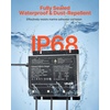 image:imageVEVOR 2 Bank Marine Battery Charger 5A  2 12V Onboard Charger IP68 Waterproof Smart Boat Battery Charger for LithiumIon LiFePO4 NCM LeadAcid Batteries Large Boat Yacht RV Trailer10ABank