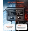 image:imageVEVOR 2 Bank Marine Battery Charger 5A  2 12V Onboard Charger IP68 Waterproof Smart Boat Battery Charger for LithiumIon LiFePO4 NCM LeadAcid Batteries Large Boat Yacht RV Trailer5ABank
