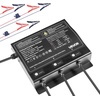 image:imageVEVOR 2 Bank Marine Battery Charger 5A  2 12V Onboard Charger IP68 Waterproof Smart Boat Battery Charger for LithiumIon LiFePO4 NCM LeadAcid Batteries Large Boat Yacht RV Trailer10ABank