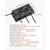 image:imageVEVOR 2 Bank Marine Battery Charger 5A  2 12V Onboard Charger IP68 Waterproof Smart Boat Battery Charger for LithiumIon LiFePO4 NCM LeadAcid Batteries Large Boat Yacht RV Trailer5ABank
