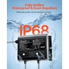 image:imageVEVOR 2 Bank Marine Battery Charger 5A  2 12V Onboard Charger IP68 Waterproof Smart Boat Battery Charger for LithiumIon LiFePO4 NCM LeadAcid Batteries Large Boat Yacht RV Trailer5ABank