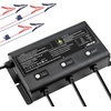 image:imageVEVOR 2 Bank Marine Battery Charger 5A  2 12V Onboard Charger IP68 Waterproof Smart Boat Battery Charger for LithiumIon LiFePO4 NCM LeadAcid Batteries Large Boat Yacht RV Trailer5ABank