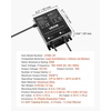 image:imageVEVOR 2 Bank Marine Battery Charger 5A  2 12V Onboard Charger IP68 Waterproof Smart Boat Battery Charger for LithiumIon LiFePO4 NCM LeadAcid Batteries Large Boat Yacht RV Trailer10ABank