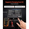 image:imageVEVOR 2 Bank Marine Battery Charger 5A  2 12V Onboard Charger IP68 Waterproof Smart Boat Battery Charger for LithiumIon LiFePO4 NCM LeadAcid Batteries Large Boat Yacht RV Trailer10ABank