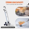 image:imageVEVOR 2 in 1 Aluminum Hand Truck 650 lbs Convertible Hand Truck with 6 Wheels amp Dual Handles Integrated Frame Multipurpose Stair Climber for Home Shopping Moving Warehouse598 x 203 x 181