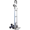 image:imageVEVOR 2 in 1 Aluminum Hand Truck 650 lbs Convertible Hand Truck with 6 Wheels amp Dual Handles Integrated Frame Multipurpose Stair Climber for Home Shopping Moving Warehouse598 x 203 x 181