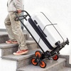 image:imageVEVOR 2 in 1 Aluminum Hand Truck 650 lbs Convertible Hand Truck with 6 Wheels amp Dual Handles Integrated Frame Multipurpose Stair Climber for Home Shopping Moving Warehouse293 x 192 x 440