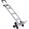 image:imageVEVOR 2 in 1 Aluminum Hand Truck 650 lbs Convertible Hand Truck with 6 Wheels amp Dual Handles Integrated Frame Multipurpose Stair Climber for Home Shopping Moving Warehouse598 x 203 x 181
