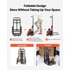 image:imageVEVOR 2 in 1 Aluminum Hand Truck 650 lbs Convertible Hand Truck with 6 Wheels amp Dual Handles Integrated Frame Multipurpose Stair Climber for Home Shopping Moving Warehouse293 x 192 x 440