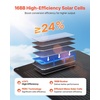 image:imageVEVOR 200W Foldable Solar Panel 24 HighEfficiency Portable Monocrystalline Solar Panel Charger with MC4 Output USBA TypeC amp DC Ports IP67 Waterproof for Power Stations Camping Hiking Trips100W