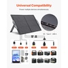 image:imageVEVOR 200W Foldable Solar Panel 24 HighEfficiency Portable Monocrystalline Solar Panel Charger with MC4 Output USBA TypeC amp DC Ports IP67 Waterproof for Power Stations Camping Hiking Trips100W