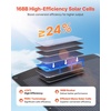 image:imageVEVOR 200W Foldable Solar Panel 24 HighEfficiency Portable Monocrystalline Solar Panel Charger with MC4 Output USBA TypeC amp DC Ports IP67 Waterproof for Power Stations Camping Hiking Trips200W
