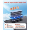 image:imageVEVOR 200W Foldable Solar Panel with Frame 23 HighEfficiency Portable Monocrystalline Solar Panel Charger with 30A PWM Controller amp MC4 Output IP67 Waterproof for Camping Hiking RV Trips100W